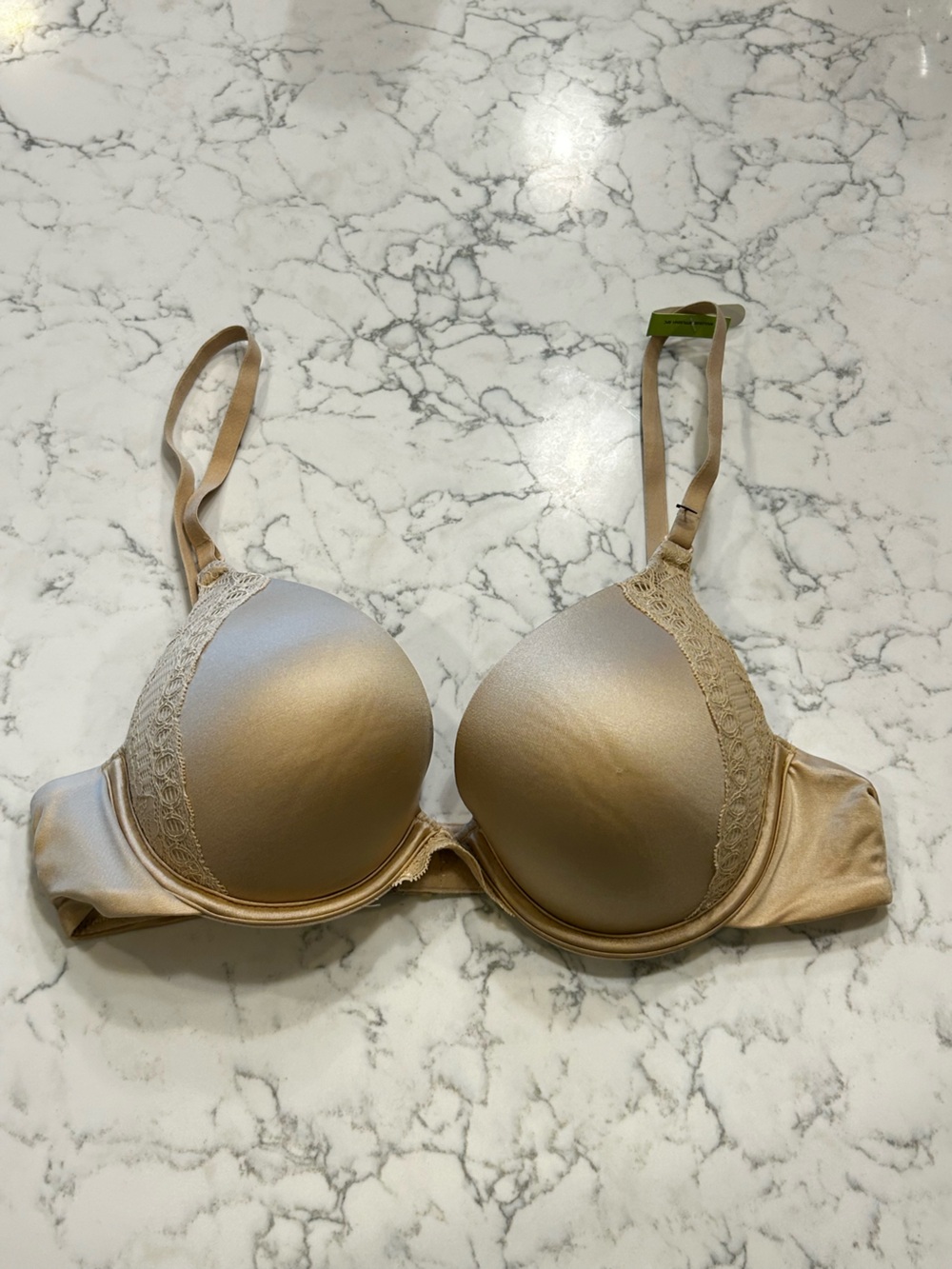 Maidenform Beige Lace Lined Bra Size 36B